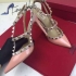 Valentino Rockstuds baby pink colour patent leather